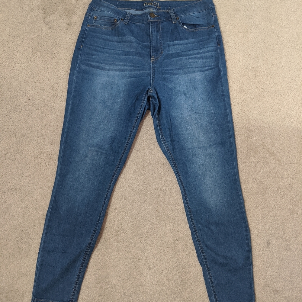 Plus high rise jeggings